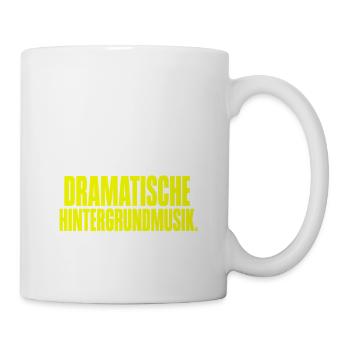 Dramatische Hintergrundmusik Meme - Tasse - Weiß - Rechts