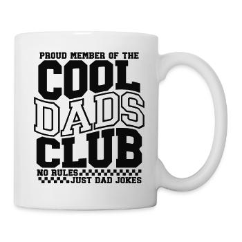 Cadeau de papa pour la fête des pères - Club des papas cool - Mug blanc - blanc - Droite