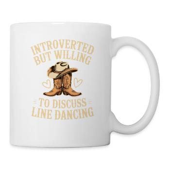 Line Dance Line Dancing Gifts - Mug - white - Right