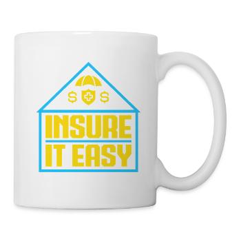 Insurance Agent Insure It Easy Funny Insurance - Mug - white - Right