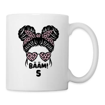 Fifth Birthday for a Birthday Girl - Mug - white - Right