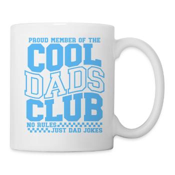 Cadeau de papa pour la fête des pères - Club des papas cool - Mug blanc - blanc - Droite