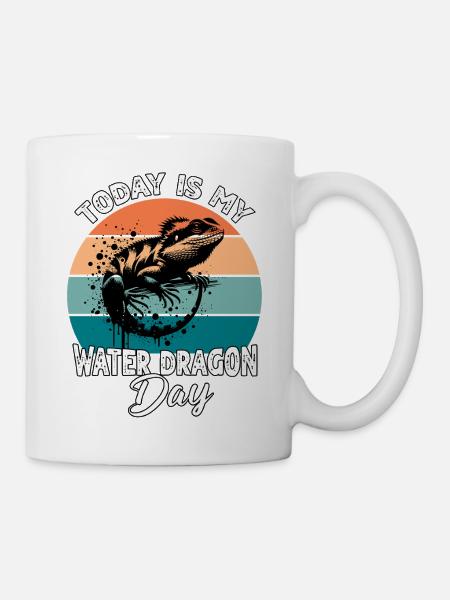 Chinesische Wasseragame - Tasse - Weiß