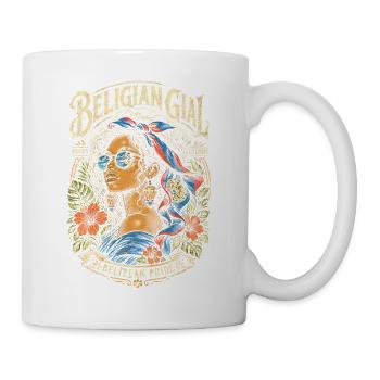 Gial beligien à racine bélizienne du Belize - Mug blanc - blanc - Droite