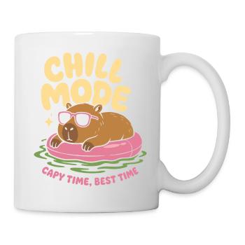 Chill Mode Capybara No Rush - Tasse - Weiß - Rechts