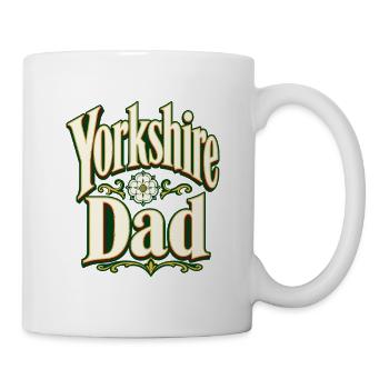 Yorkshire Dad, Proud Yorkshire Father Gift - Tasse - Weiß - Rechts