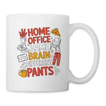 Remote Developer Home Office Same Web Developer - Tasse - Weiß - Rechts