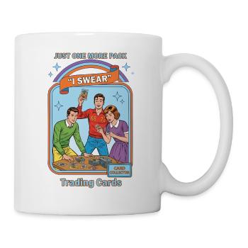 Nur noch ein Pack, ich schwöre, Sammelkarten-Karte - Tasse - Weiß - Rechts