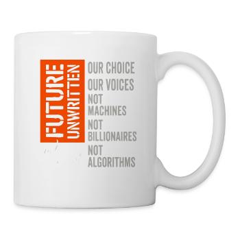Anti AI Industrial Revolution - Tasse - Weiß - Rechts