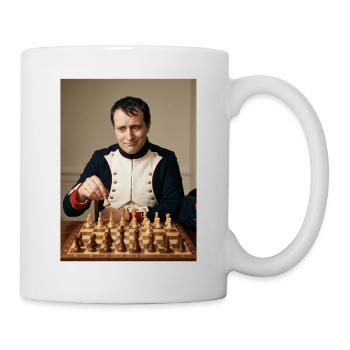 Napoleon spielt Schach. - Tasse - Weiß - Rechts