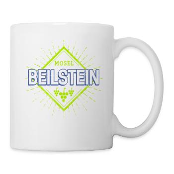 Beilstein an der Mosel Retro Weintrauben Souvenir - Tasse - Weiß - Rechts