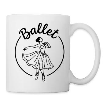 Ballett - Tasse - Weiß - Rechts