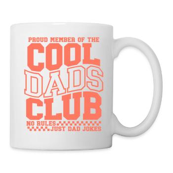 Cadeau de papa pour la fête des pères - Club des papas cool - Mug blanc - blanc - Droite
