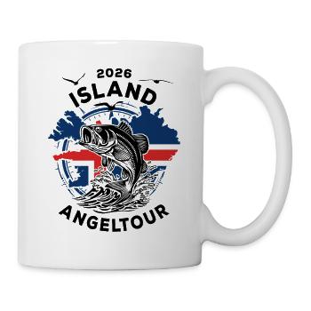 Island Angeltour 2026 Geschenk - Tasse - Weiß - Rechts