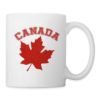 Kanada-Ahornblatt Stolzer kanadischer Kanada-Pride - Tasse - Weiß - Rechts