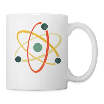 Cool Atom Art Biology Physics Chemistry Teacher  - Tasse - Weiß - Rechts