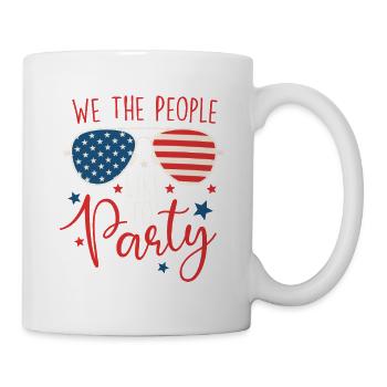 We The People Like To Party USA - Mug - white - Right