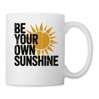 Sunshine T-Shirt - Gift for Optimists - Mug - white - Right