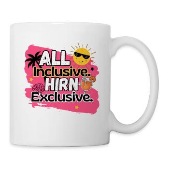 T-shirt drôle de Majorque, filles de fête rose néon - Mug blanc - blanc - Droite
