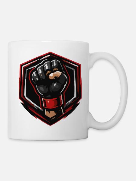 Faust Wappen Emblem - Tasse - Weiß