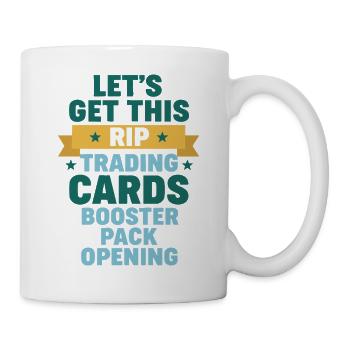 LASS UNS DIESEN RIP Trading Cards Booster Pack holen - Tasse - Weiß - Rechts
