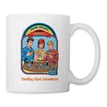 Handelssammeln Wiederholungs-Sammelkarten-Abenteuer - Tasse - Weiß - Rechts