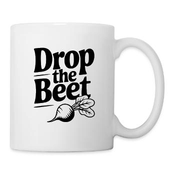Lâche la betterave - Mug blanc - blanc - Droite