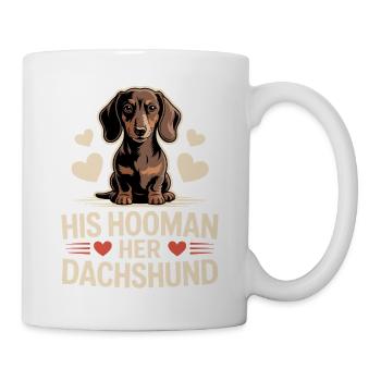 Dachshund Hooman - Mug - white - Right
