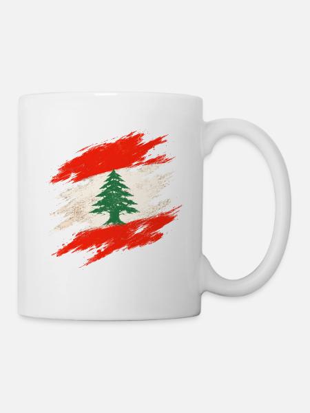 Libanon Libanese - Tasse - Weiß