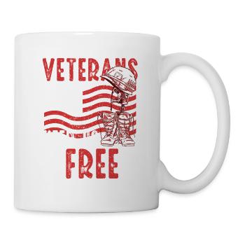 Veterans Day Für Republikaner - Tasse - Weiß - Rechts