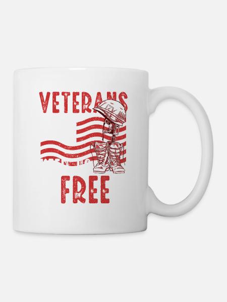 Veterans Day Für Republikaner - Tasse - Weiß