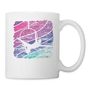 Aerialist Vintage Aerial Ring Lyra Air Ring - Mug - white - Right