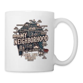 Local Love Münster - Tasse - Weiß - Rechts