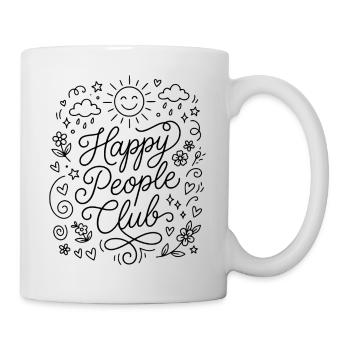 Happy People Club - Mug - white - Right