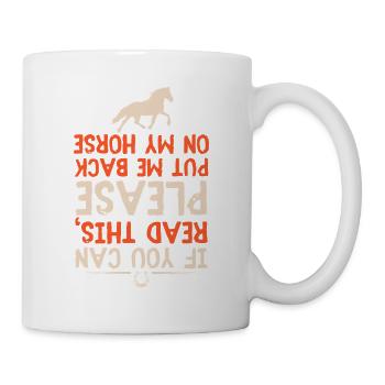 Wenn du sie nicht besiegen kannst, bring es ihnen bei. - Tasse - Weiß - Rechts
