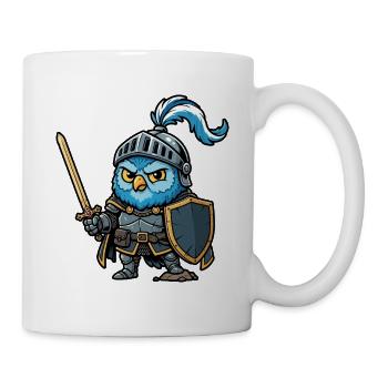 Knight Owl Ren Faire Medieval Festival - Mug - white - Right