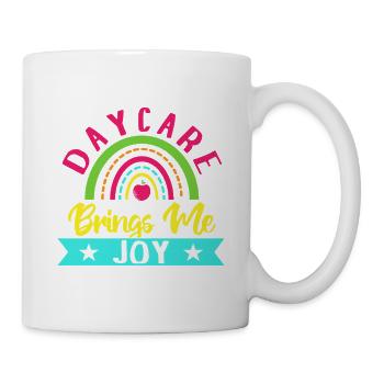 Maître de maternelle m’apporte de la joie Maître de maternelle - Mug blanc - blanc - Droite