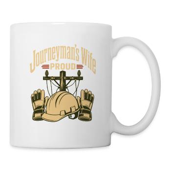 Épouse de compagnon de compagnon fier Design - Mug blanc - blanc - Droite