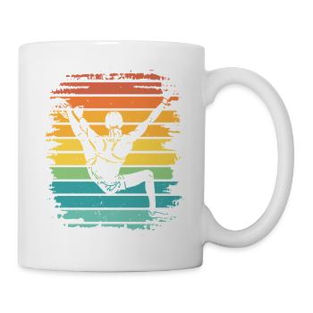 Boulderer Boulder Bouldern - Tasse - Weiß - Rechts