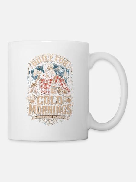 Holzfäller Baumfäller Waldarbeiter - Tasse - Weiß