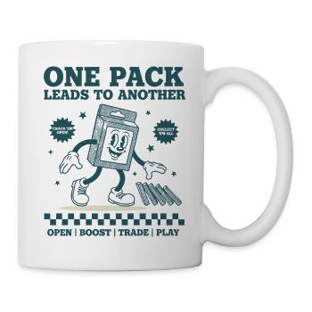 One Pack Leads To Another Trading Card Addict - Mug - white - Right