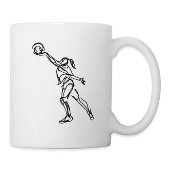 Volleyball player - Mug - white - Right