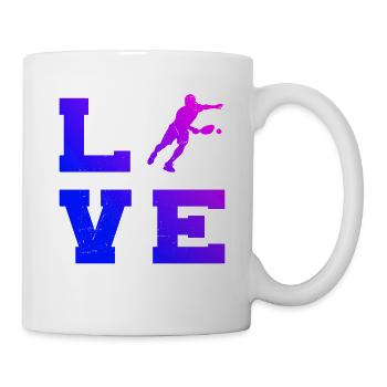 Pickleball Community Fans lieben Pickleballspieler - Tasse - Weiß - Rechts
