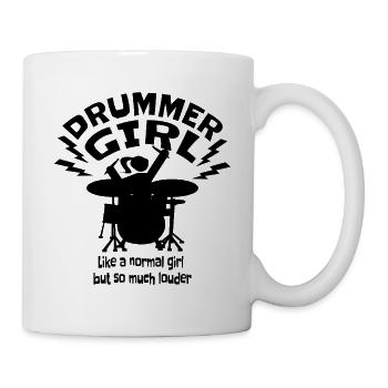 Drummer_Girl_Neu_2 - Mug - white - Right