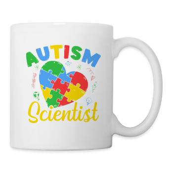 Pre K Teacher Autism Scientist Kindergarten - Tasse - Weiß - Rechts