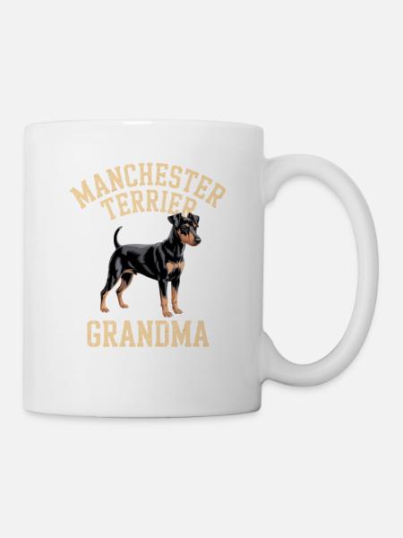 Manchester Terrier Oma Geschenk - Tasse - Weiß