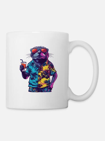 Robbe Comic Sommer - Tasse - Weiß
