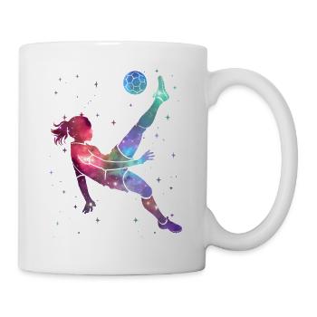 Soccer Soccer Player Space Ladies Soccer Player - Mug - white - Right