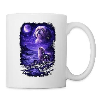 Dog Mom Dog Dad - Mug - white - Right