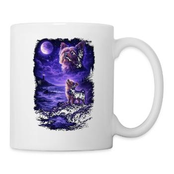 Dog Mom Dog Dad - Mug - white - Right